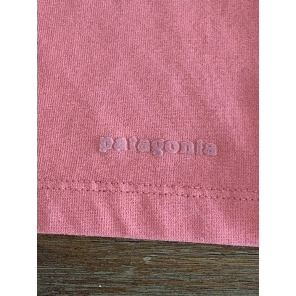 Patagonia Polo Button Down Shirt Casual Golf Salmon Pink Top Women's‎ Small